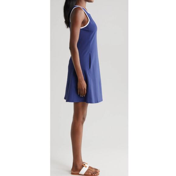 New TOMMY BAHAMA Women's Blue Aubrey Fit & Flare Mini Dress Size XS - Picture 3 of 9